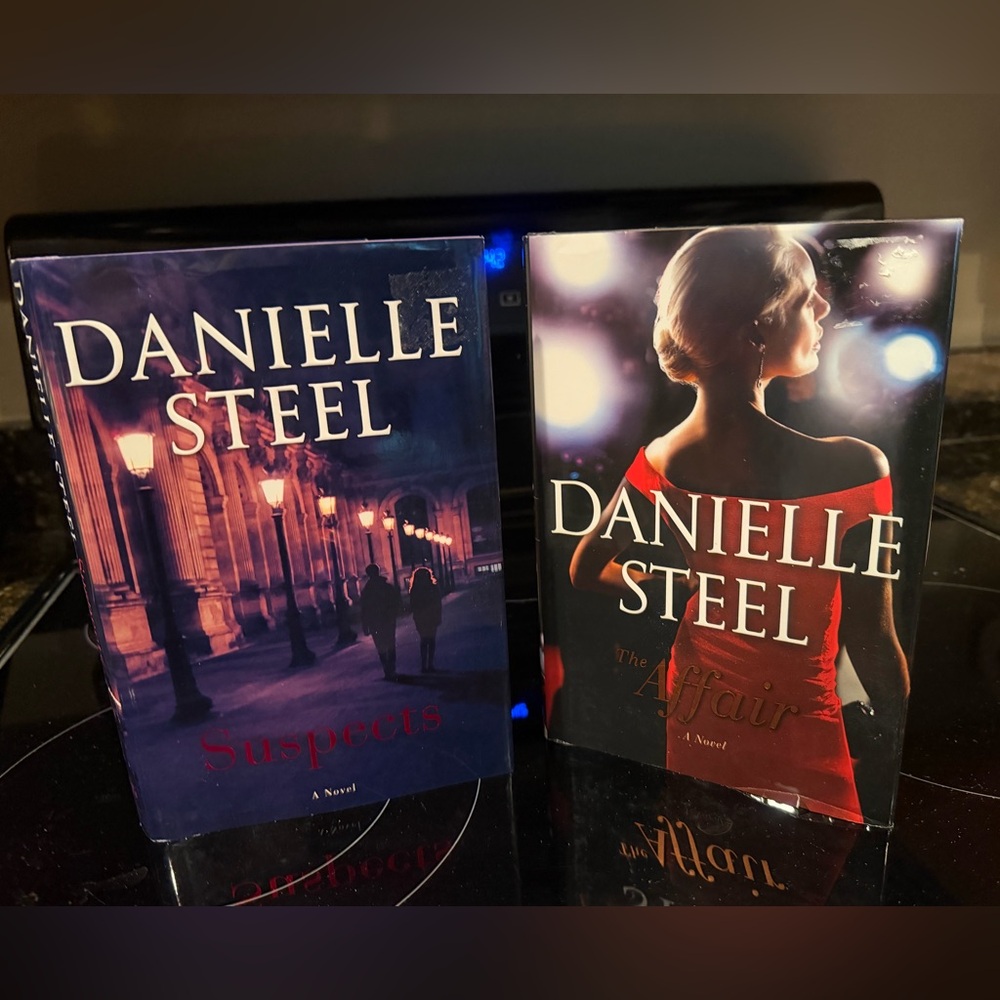 Danielle Steel Hardcover Books. Suspects and The Affair.